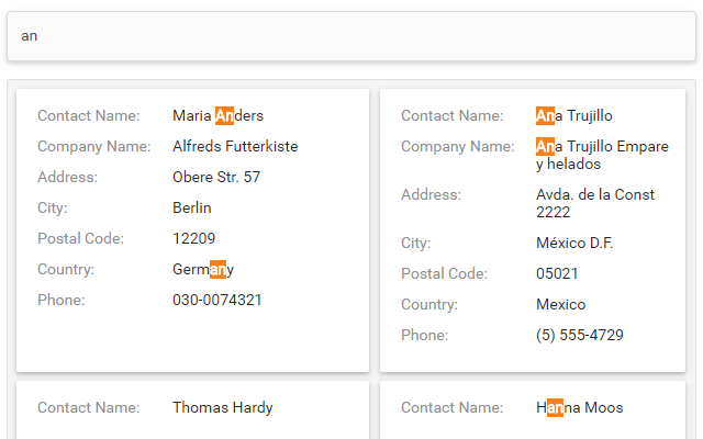 Search Panel